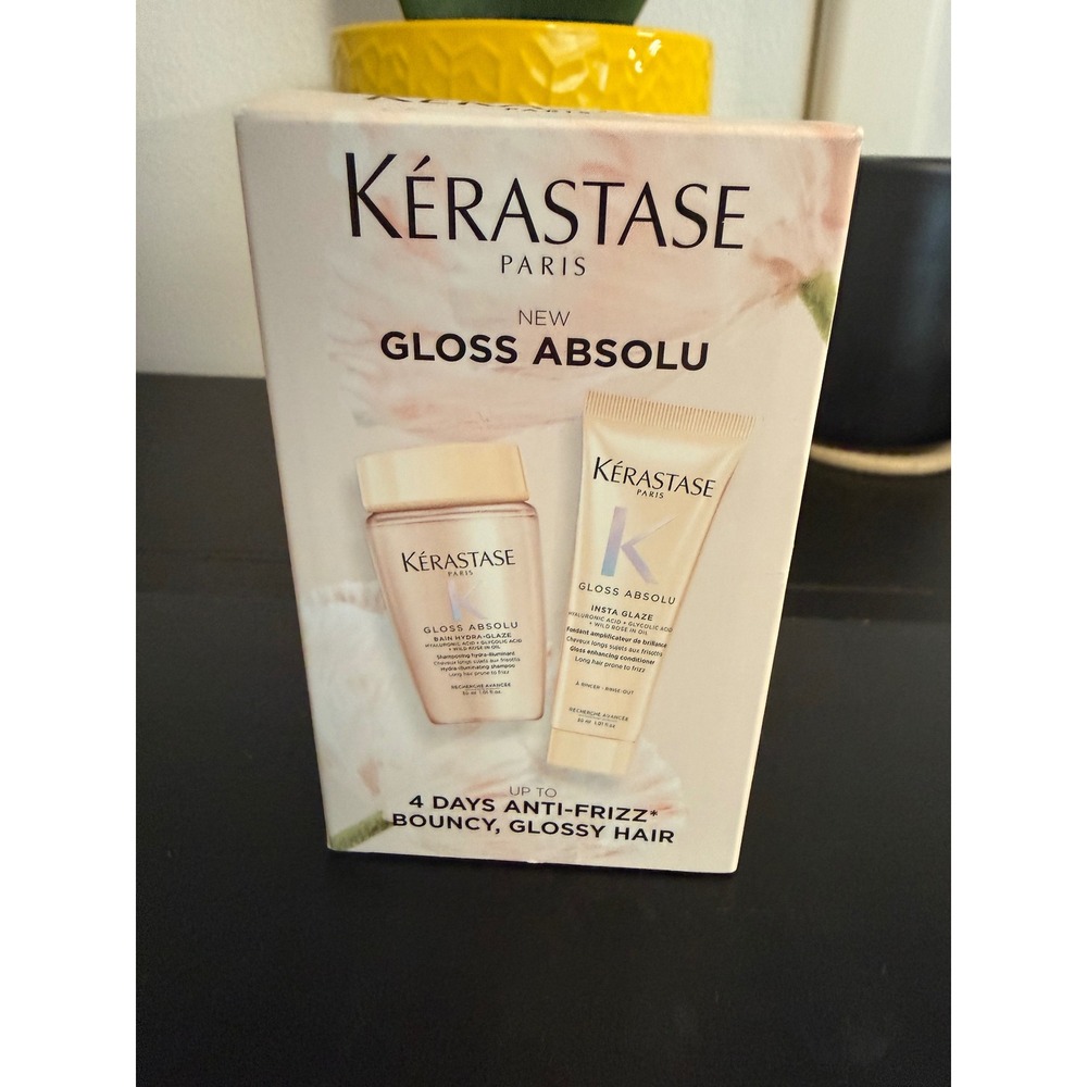 Kerastase Paris Gloss Absolu High Shine Shampoo and Conditioner 30ml new